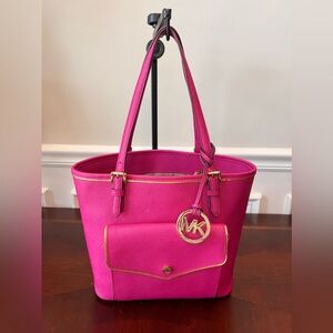 Pink Michael Kors Tote